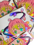 Mitsuri Peeker Sticker
