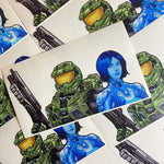 Chief & Cortana Sticker