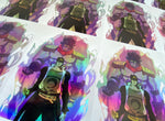 Jotaro & Star Platinum Holographic Sticker