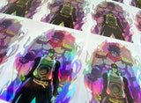 Jotaro & Star Platinum Holographic Sticker